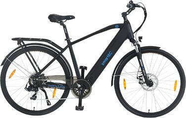 Електровелосипед smartEC Trek-28H 250Вт для чоловіків, 28 дюймів, Li-Ion акумулятор 36В/13Аг, задній мотор, запас ходу 90 км, до 25 км/год, для міста та туризму