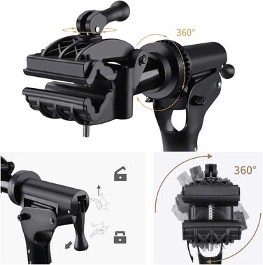 Підставка для збирання велосипеда CXWXC - професійна, з підсікачем для інструментів та магнітним відсіком, поворотна та складна, до 30 кг, чорна