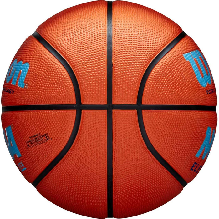 Баскетбольний м'яч Wilson NCAA Elevate VTX розмір 7, оранжево-синій, для дорослих, унісекс