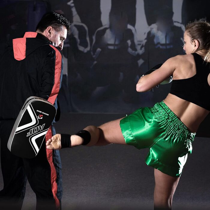 Ударна подушка для єдиноборств AQF, вигнута, для кікбоксингу, Муай Тай, MMA, боксу, карате, UFC