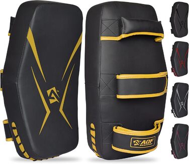 Шлагбаум Pratzen для боксу, кікбоксингу, муай-тай: ударопоглинаючі подушки з Maya-шкіри, боксерські подушки для єдиноборств, карате та ММА