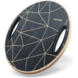 Балансборд Vesta+ Balance Board Holz: Дерев'яний балансборд з екологічного дуба для фітнесу та терапії