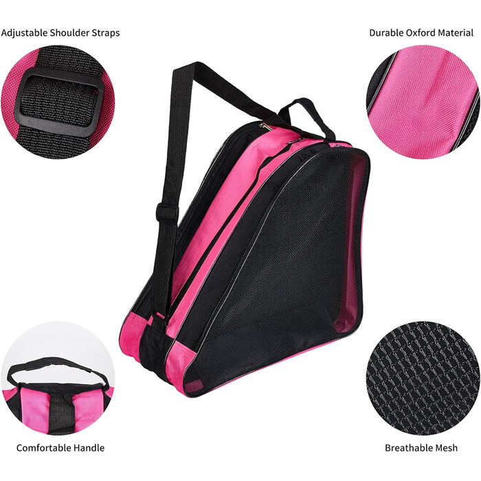 Сумка для роликових ковзанів MXiiXM, дихаюча, з регульованим плечовим ременем, для жінок, чоловіків, дітей та дорослих, аксесуари для роликів