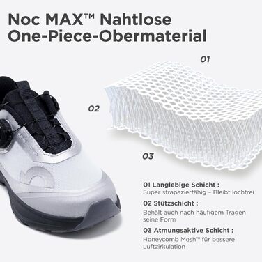 Дитячі кросівки Happy Nochnoc All-Max для хлопчиків та дівчаток – легкі, дихаючі спортивні кросівки з високою амортизацією для тенісу, відпочинку та тренувань, 33 EU, чорний, з рідинним сріблом