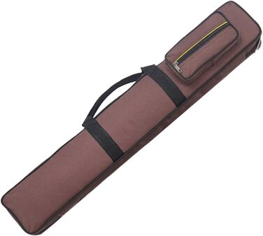 Чохол для кия Billard, захисний, для 1/2 кия, з ручкою, зносостійкий, колір кавовий