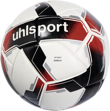 Футбольний м'яч Uhlsport Attack ADDGLUE для тренувань і ігор, з технологією ADDGLUE, для юнаків і дорослих, сертифікат FIFA Basic