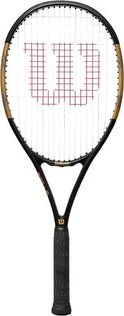 Тенісна ракетка Wilson Serena Elite 103 для дорослих, чорна/золота, розмір ручки 3 (4 3/8 дюйма)