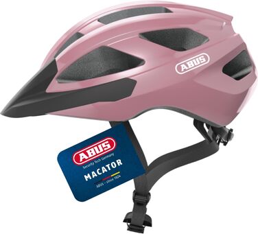 ABUS Macator – велосипедний шолом для шосе, спортивний, для початківців, з отвором для хвоста, для жінок і чоловіків
