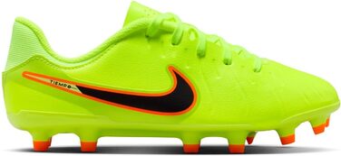 Кросівки футбольні NIKE Legend 10 Academy FG/MG для дітей (38 EU, Volt Black)