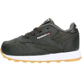 Кросівки Reebok Classic Leather для хлопчиків, 28 EU, багато кольорів, Gum, Dark Cypress, White 000