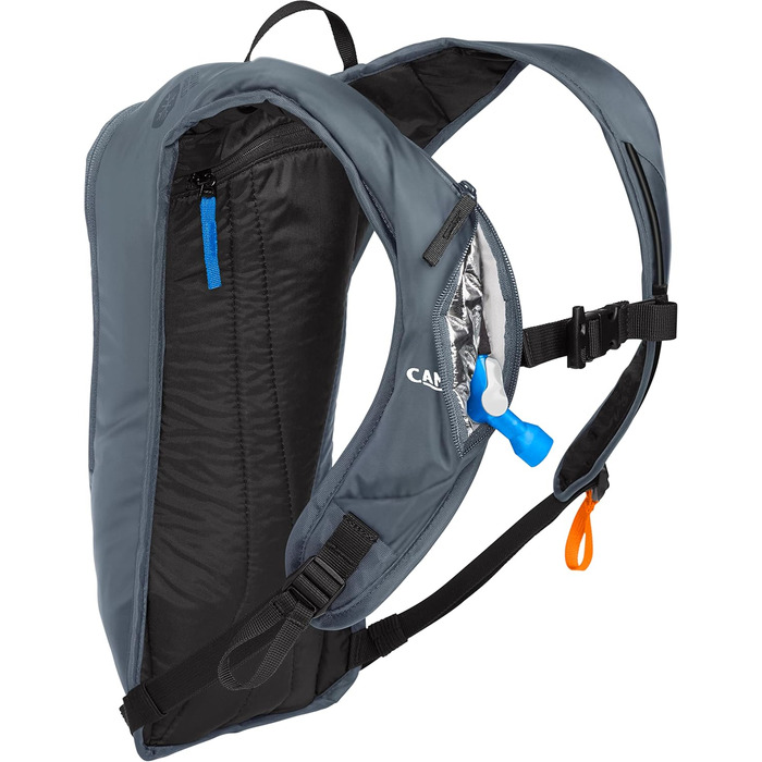 Гідраторний рюкзак CamelBak Zoid сірий/помаранчевий для спорту