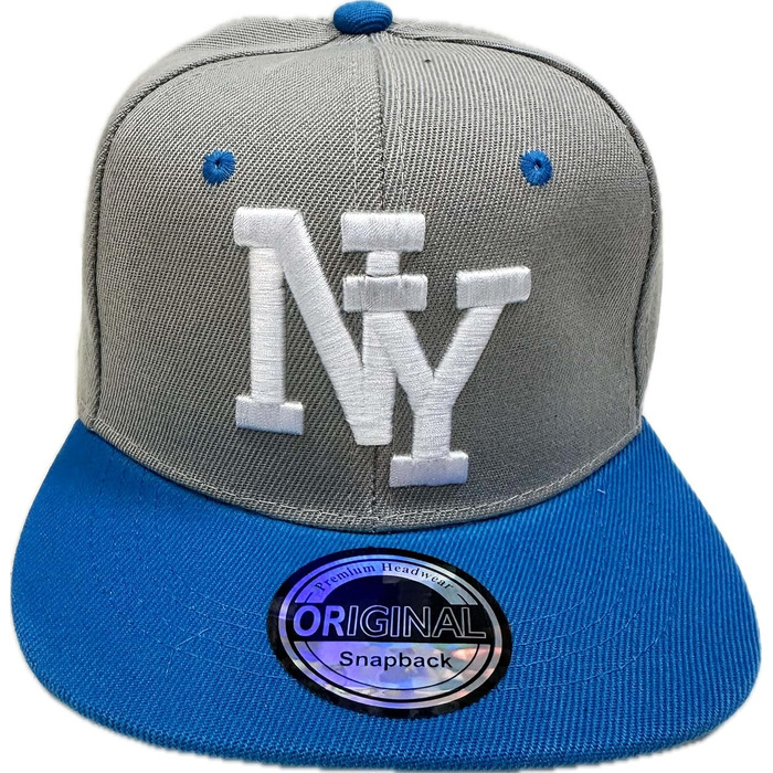 Дитяча кепка SNAPBACK USA J26 для підлітків, спортивна, кольори: блакитний, сірий