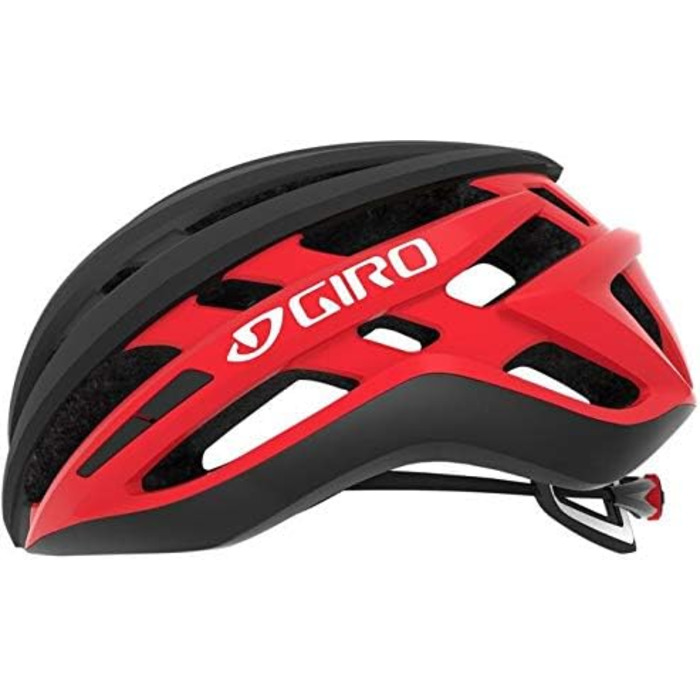 Велосипедний шолом Giro Agilis чорний/червоний, розмір S, матовий, 2024