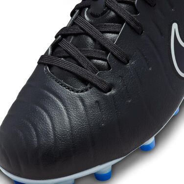 Дитячі футбольні бутси Nike Legend 10 Academy FG/MG - чорний, хромований, синій (35 EU)