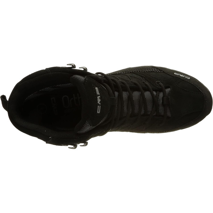 Черевики CMP Kinder Rigel MID WP - водонепроникні трекінгові черевики для дітей, чорні, 43 EU