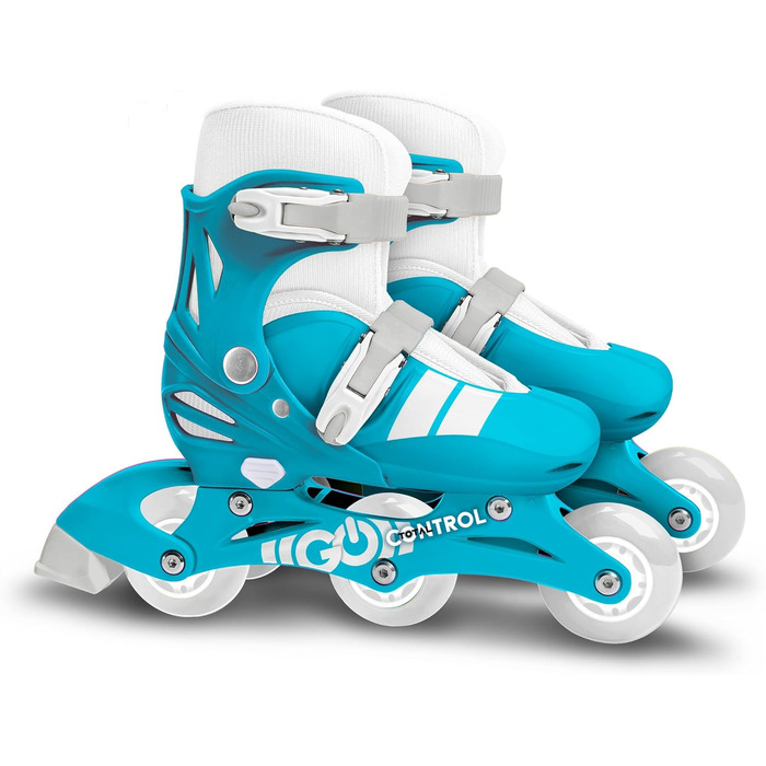 Ролики TRISKATES 2-в-1, регульовані, для дітей, SKIDS CONTROL MIXTE 2025, блакитні