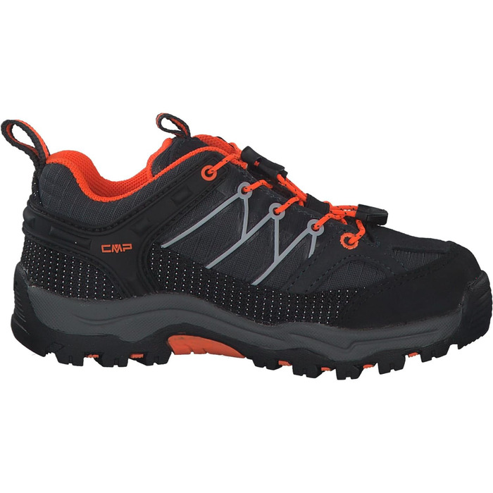 CMP Дитячі трекінгові черевики Rigel Low WP, 39 EU, Антрацит/Помаранчевий