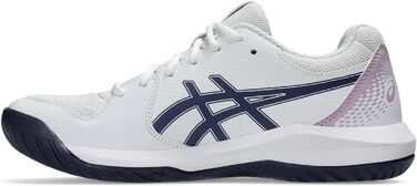 Жіночі тенісні кросівки ASICS Dedicate 8 Біло-срібні (41.5 EU)