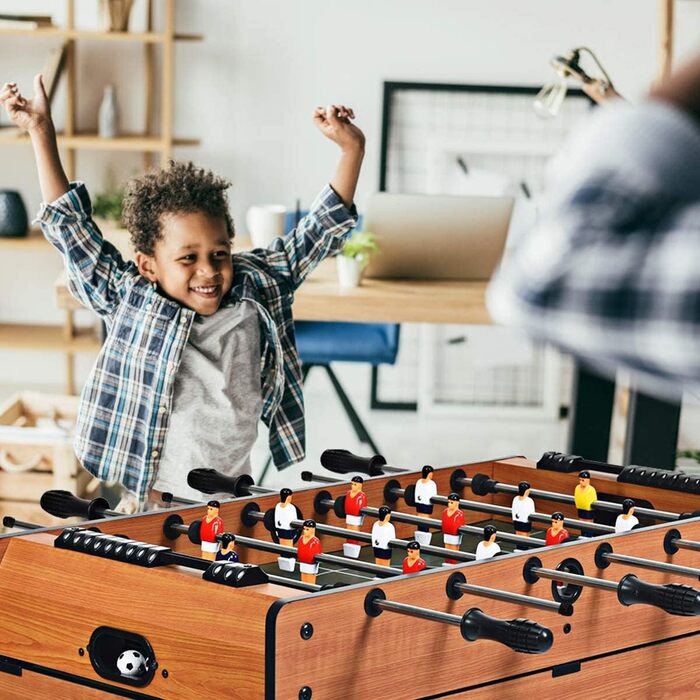 DREAMADE 4-в-1 міні-ігровий стіл: футбол, хокей, більярд, теніс. Ідеально для дітей та дорослих