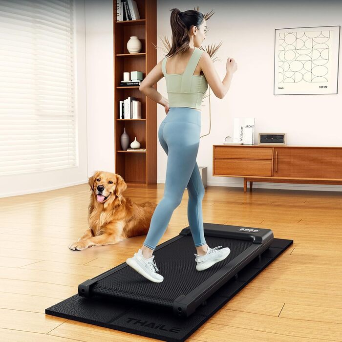 Килимок під бігову доріжку та тренажер 140x60 см, захисний підклад з щільного ПВХ для шумоізоляції та амортизації, складаний килим для фітнес-обладнання