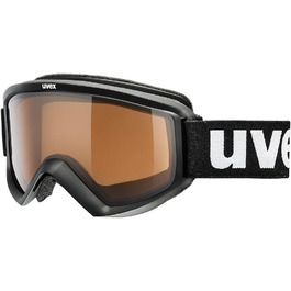 Гірськолижна маска Uvex Fire для дорослих, чорна, універсальний розмір