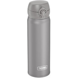 Термос-пляшка Thermos Ultralight 0,5 л нержавіюча сталь, матова, збереження температури 10 год гарячого / 20 год холодного, герметична, для води та чаю, BPA-free