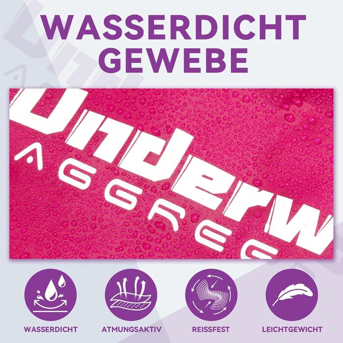 Спальні мішки для дорослих та дітей – ультралегкі, компактні, 3-сезонні спальні мішки для кемпінгу (фіолетовий), 1,3 кг