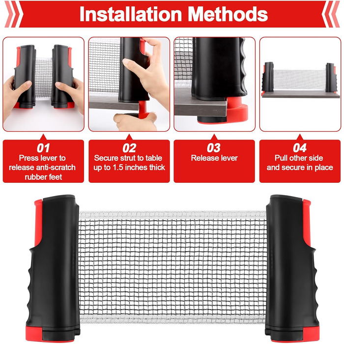 Набір для настільного тенісу: 2 ракетки, сітка, м'ячики, сумка