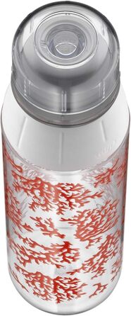Alfi пляшка для води Tritan 700 мл, BPA Free, кор coral, герметична, для газованої води, для школи, спорту, походів, посудомийна машина