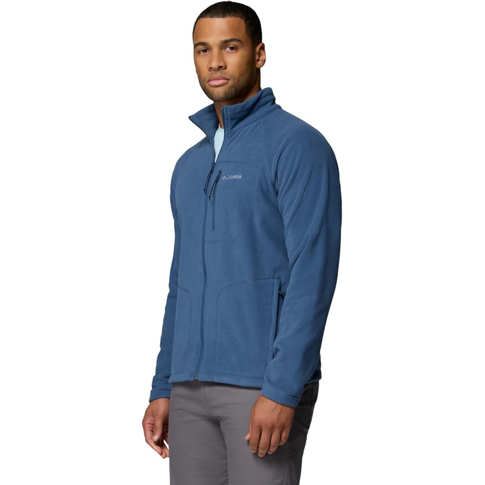 Чоловіча флісова куртка Columbia Fast Trek II Full Zip Fleece, темно-сіра (Dark Mountain), розмір XXL