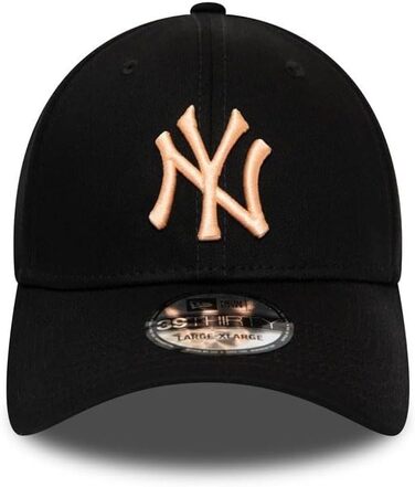 Кепка New Era MLB 39Thirty Yankees (Чорно-рожева, L-XL) - Оригінальна бейсболка