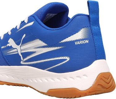 Дитячі кросівки Puma Varion Li Jr для залу (Indoor Court Shoe) — Синій/Білий, 35 EU