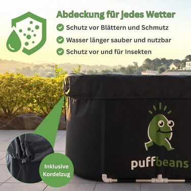 Преміум овальна крижана ванна 120 см — складна мобільна крижана бочка для дорослих з алюмінієвим каркасом та термоізоляцією для відновлення та релаксації, для дому та вулиці