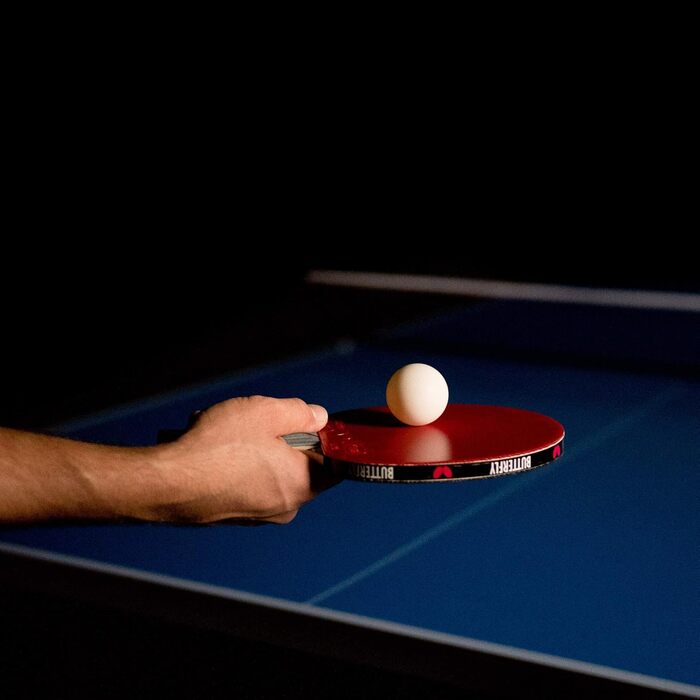 Настільна ракетка Butterfly Timo Boll Black, професійна, ITTF, анатомічна ручка, накладка Wakaba