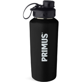 Пляшка для води Primus Trailbottle Steel 1 л, чорна, сталева туристична фляга