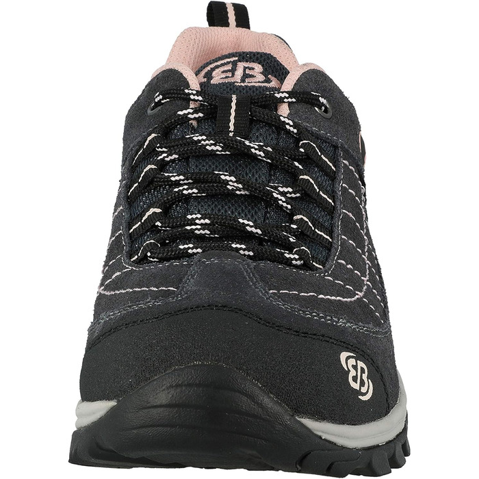 Жіночі трекінгові півчеревики Brütting Mount Crillon Low, сірий/рожевий, 38 EU