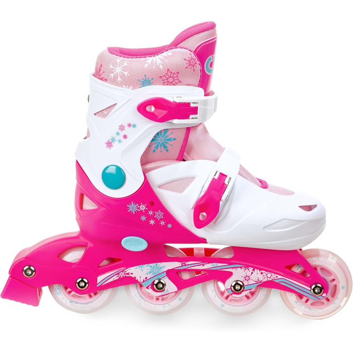Дитячі ролики Inliner з LED підсвіткою, регульовані (Missy) 35-38 (21см-23,5см)