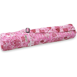 Сумка для йоги Yogistar Yogibag Basic з бавовни, 65 см, арт-колекція, блискавка, рожево-червона Lotus
