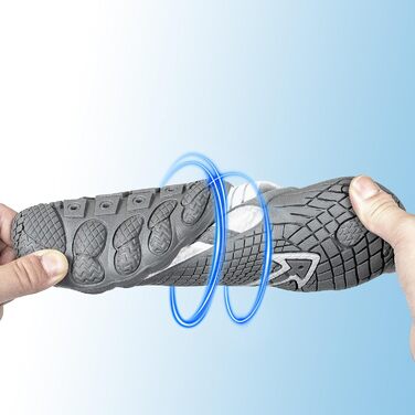 Водні черевики для плавання та серфінгу для жінок та чоловіків (43 EU, білий)