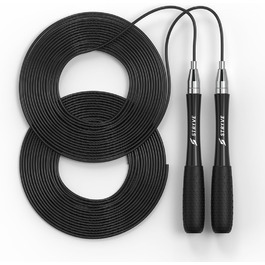 STRYVE Speed Rope – швидкісна скакалка з ергономічною антиковзною ручкою та регульованою довжиною, преміум бренд