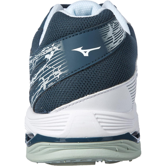 Волейбольне взуття Mizuno Wave Voltage Unisex чорно-біле (37 EU)