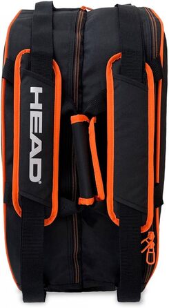 Сумка для падел HEAD Core Ultimate Schwarz Orange - професійна, міцна, для ракет та аксесуарів