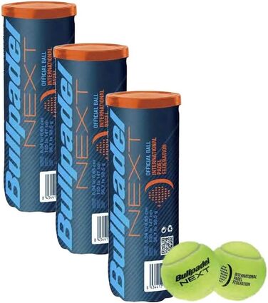ZRZ Fip Next Padel Ball: Професійні м'ячі для падел-тенісу (3 банки по 3 м'ячі)