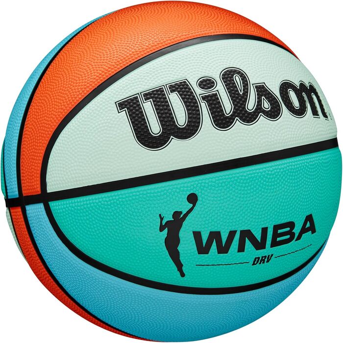 М'яч для баскетболу Wilson WNBA DRV Bright Outdoor, 6, Оранжевий/Телесний