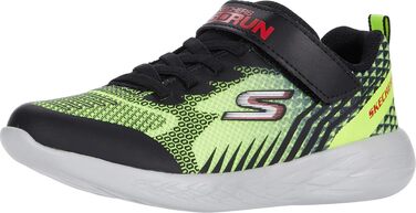 Дитячі кросівки Skechers Go Run 600 Baxtux - жовто-чорні, сітка, синтетика, червоні акценти