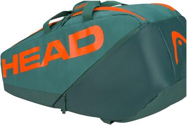 Тенісна сумка HEAD Pro Racquet Bag для ракеток, унісекс, середня, бірюзово-оранжева