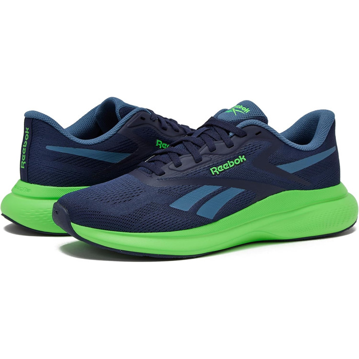 Кросівки Reebok Energen Run 4 для чоловіків, легкі атлетичні кросівки (43 EU, Vector Navy Twilight Blue Solar Lime)