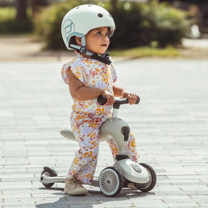 Scoot & Ride Highwaykick 1-2: катання на самокаті та бігове велосипед для дітей 1-5 років (Ash)