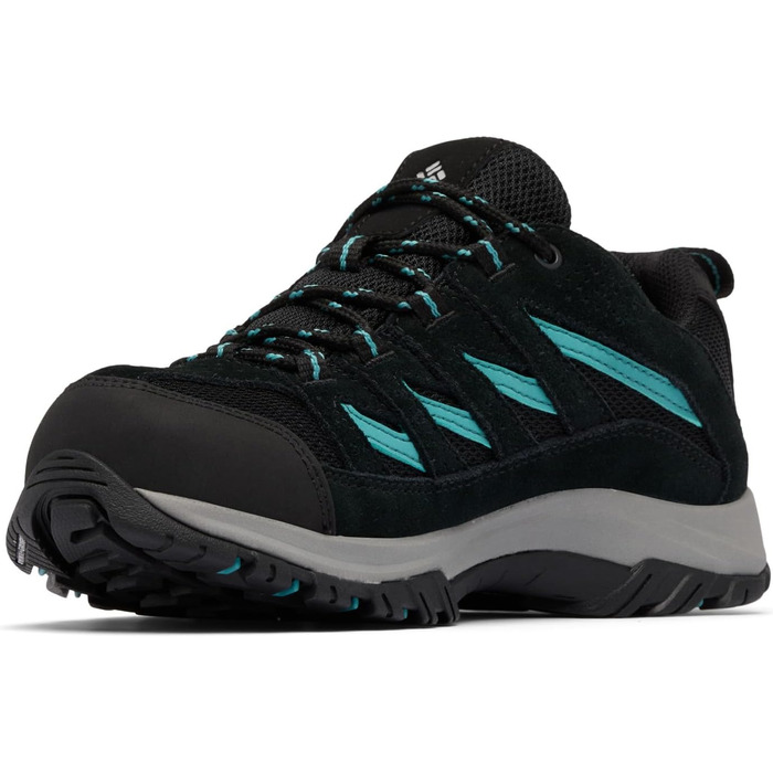 Черевики трекінгові жіночі Columbia Crestwood™ Waterproof, чорно-бірюзові (37 EU)