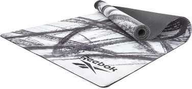 Йога-мат Reebok з натурального каучуку, колір вугілля